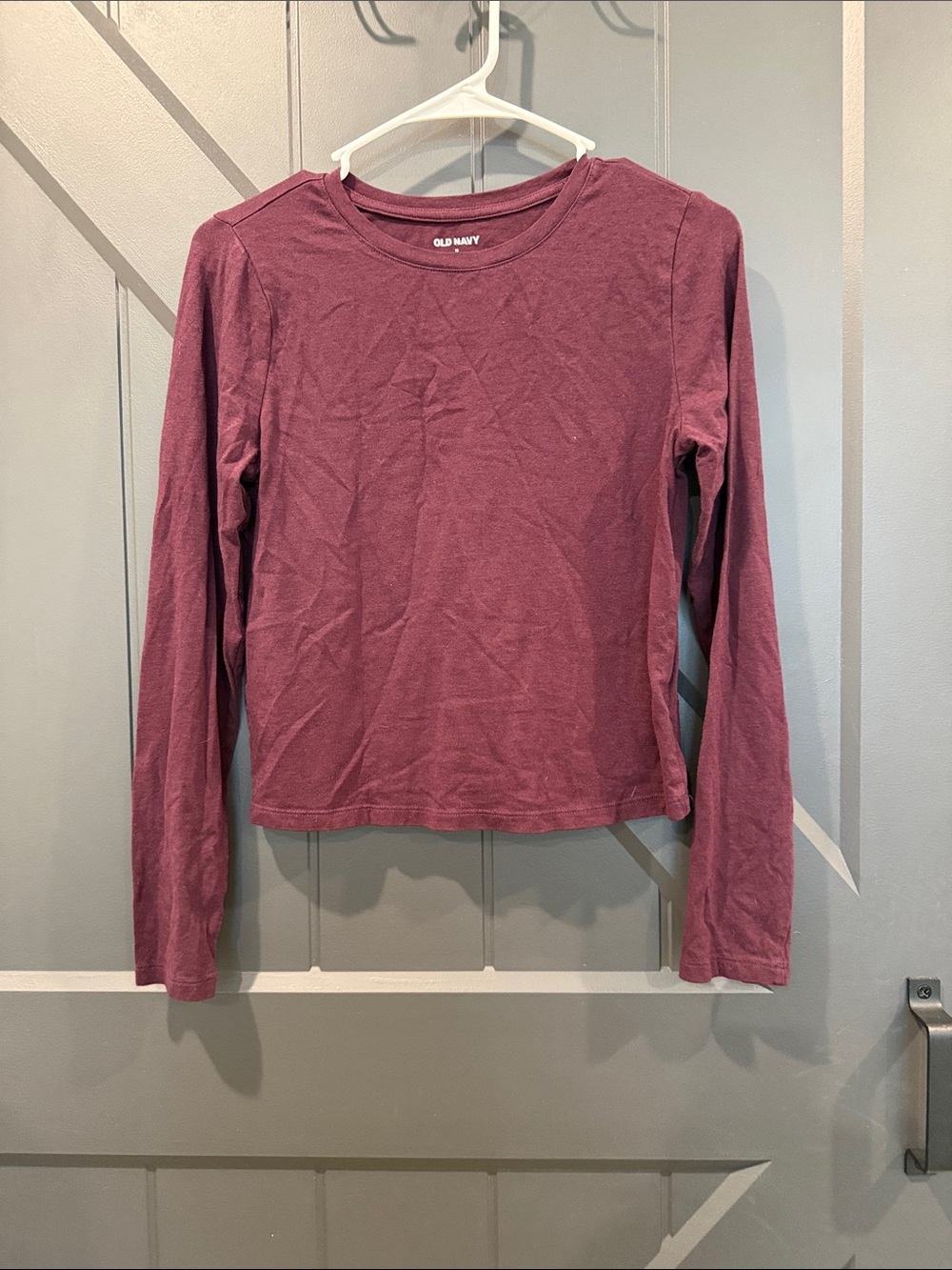 Old Navy Long Sleeve Crew Tee - Plum